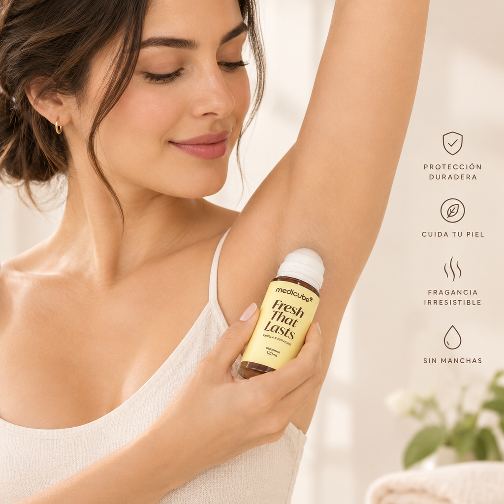 Medicube Desodorante Rollon 120ml:  Frescura, suavidad y aroma irresistible